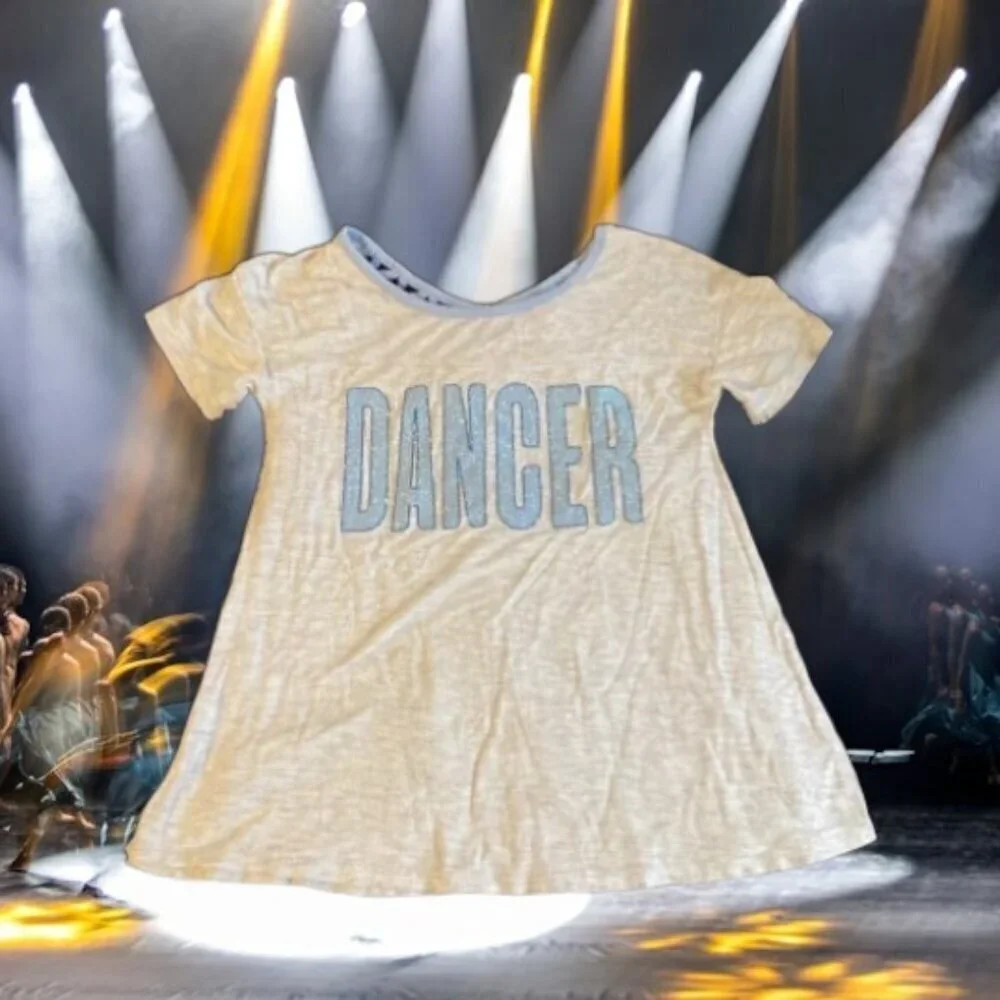 Justice Active Glitter Dancer Graphic Tee